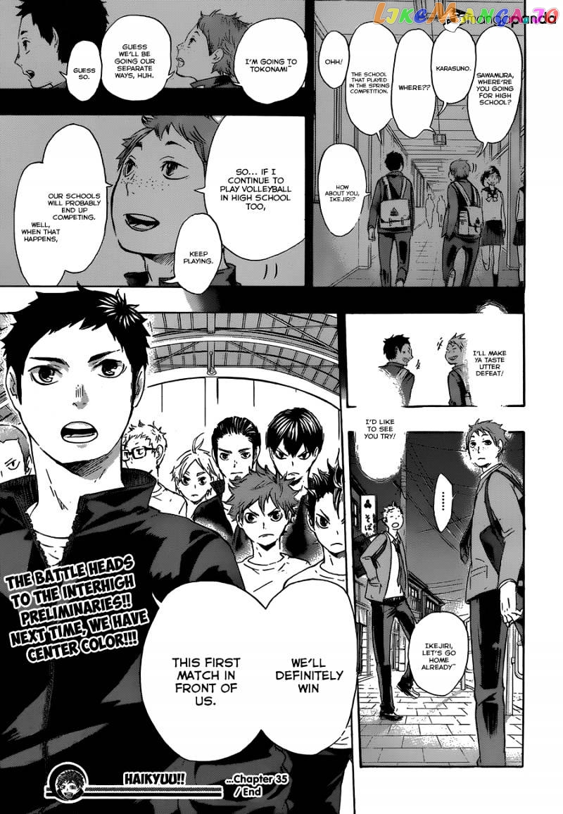 Haikyuu!!, Chapter 35 image 22